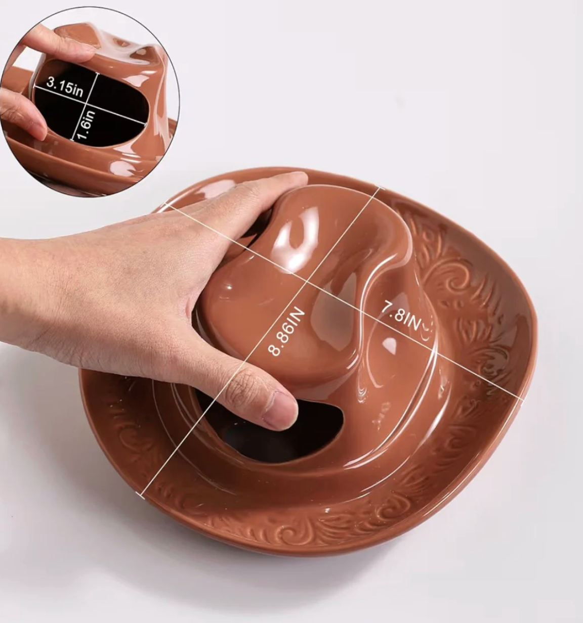 Cowgirl Hat Flower Vase